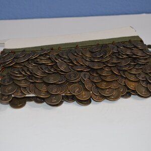 Metal Coin Trim Fringe, 10 Yards - New